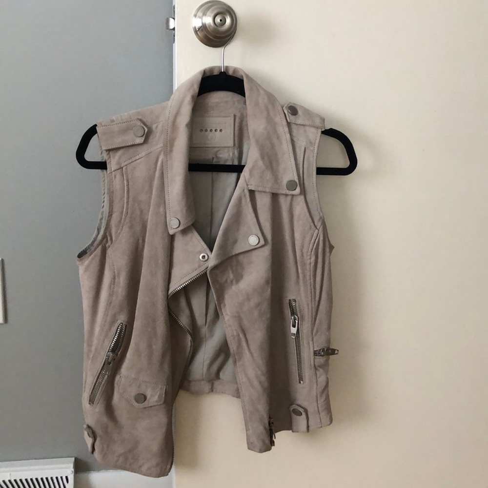 Leather vest